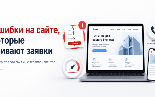 Какие ошибки убивают заявки с сайта